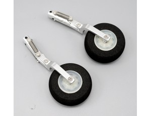 Top-Design CNC Suspension Strut & Wheel Set For FMS / ROC 1100mm P-51 Plane